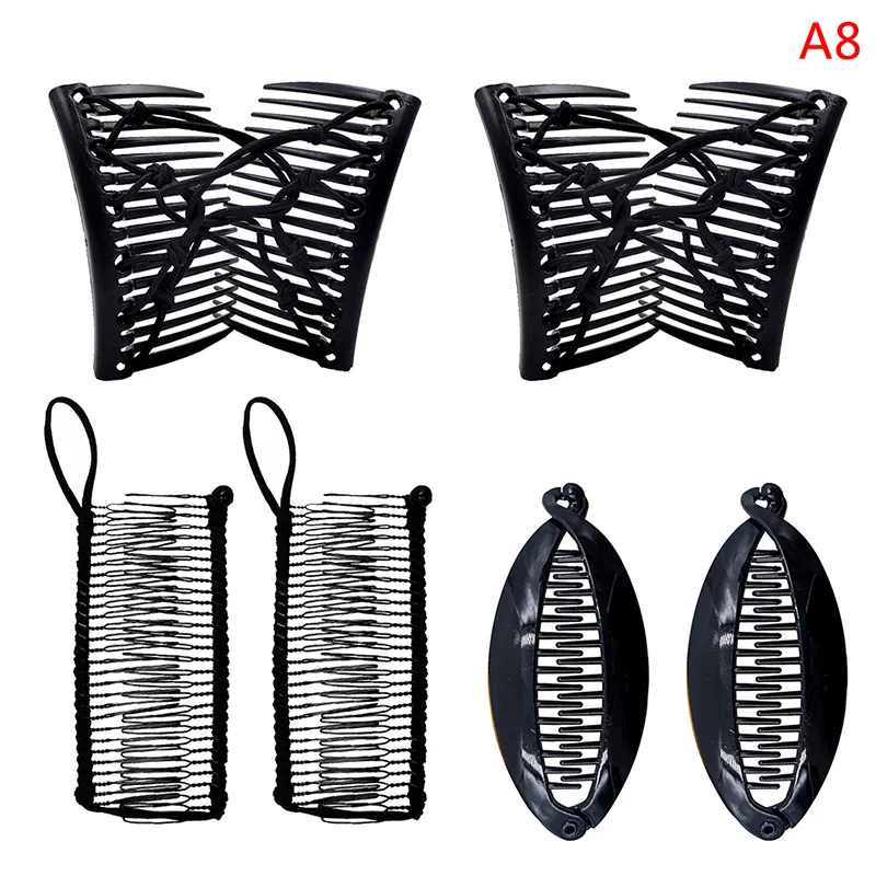 Заколки для волос женские в форме рыбы 1 комплект заколка банан |