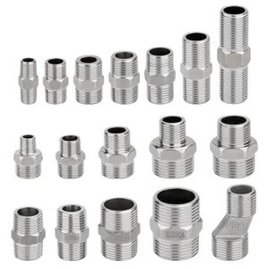 Редуктор с наружной резьбой BSP, из нержавеющей стали, 18 дюйма, 14 дюйма, 38 дюйма, 12 дюйма, 34 дюйма, 1 дюйм-14 дюйма, 1-12 дюйма, 304 дюйма