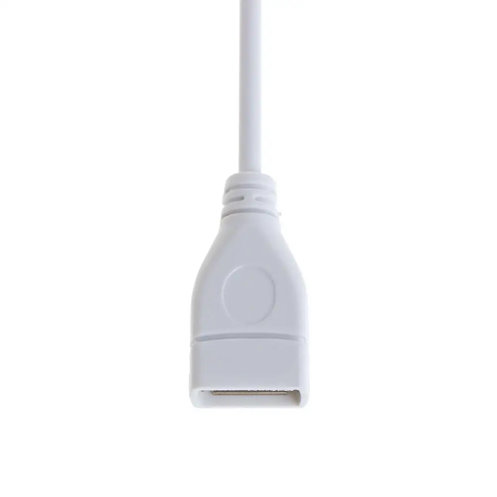 Новый удлинитель USB кабеля 28 см 2 0 A штекер-гнездо белый кабель с кабелем