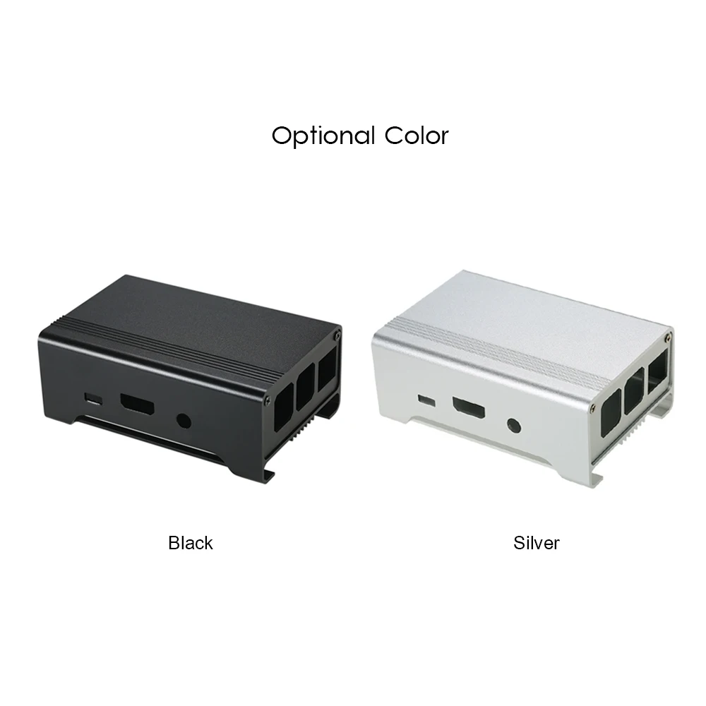

New Aluminum Alloy Protective Case Housing Shell Enclosure Box for Raspberry Pi 3, Pi 2 and B+ with Cooling Fan