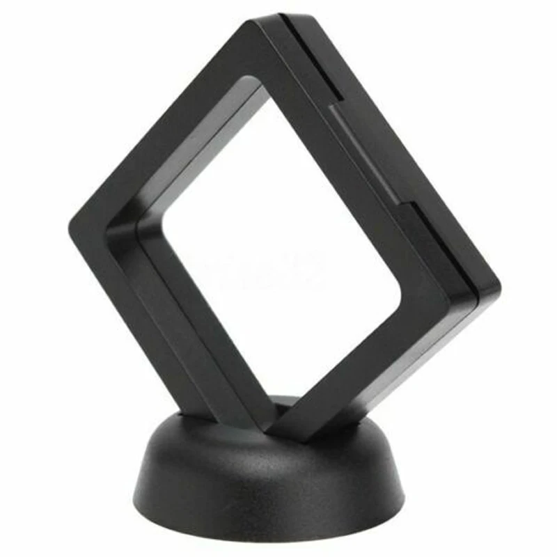 

2pcs Display Holder Stand Box For Commemorative Coins Stamps Jewelry Organizer