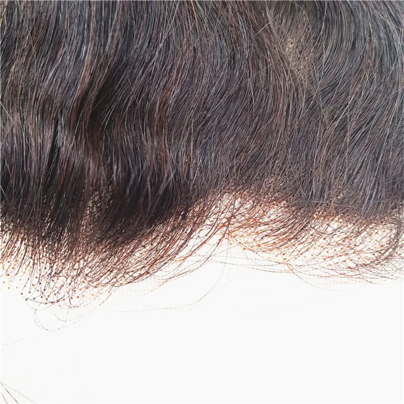 Девственные человеческие волосы пучок с тела волна Кружева Закрытие свободная