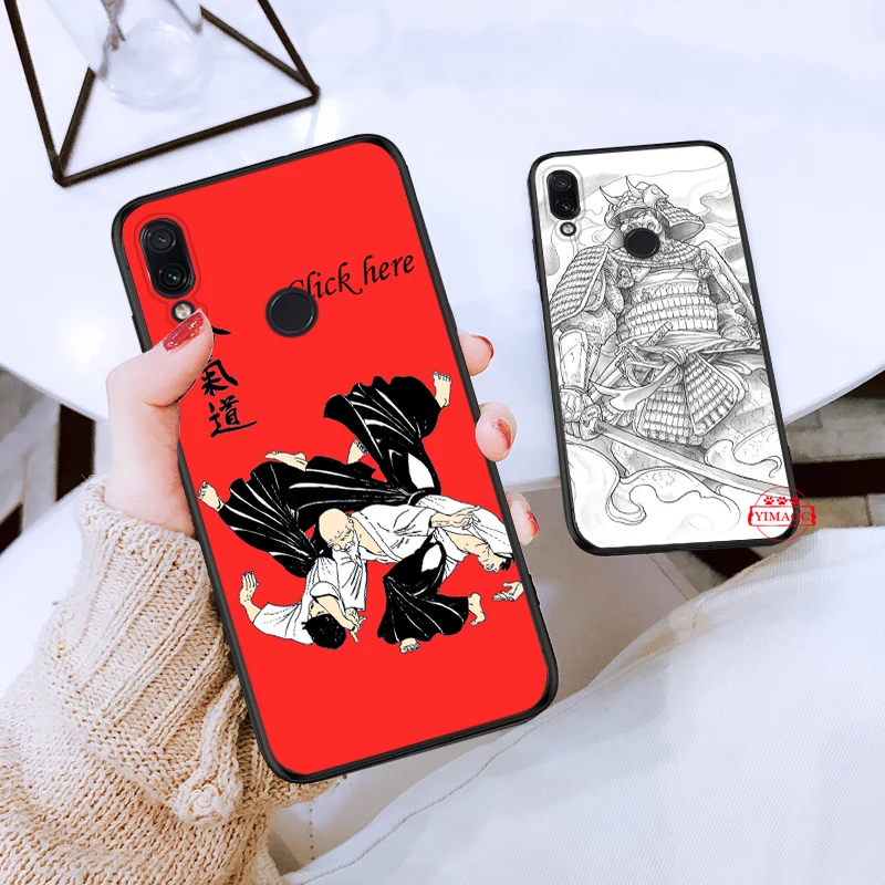Япония айкидо дзюдо силиконовый чехол для Redmi 4A 4X5 плюс 5A 6 Pro 6A 7 7A K20 S2 Go |