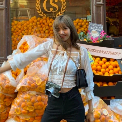 Kpop Blackpink LISA same летняя Корейская Повседневная дикая белая шифоновая блузка женская уличная Милая рубашка с пышными рукавами топы для девочек