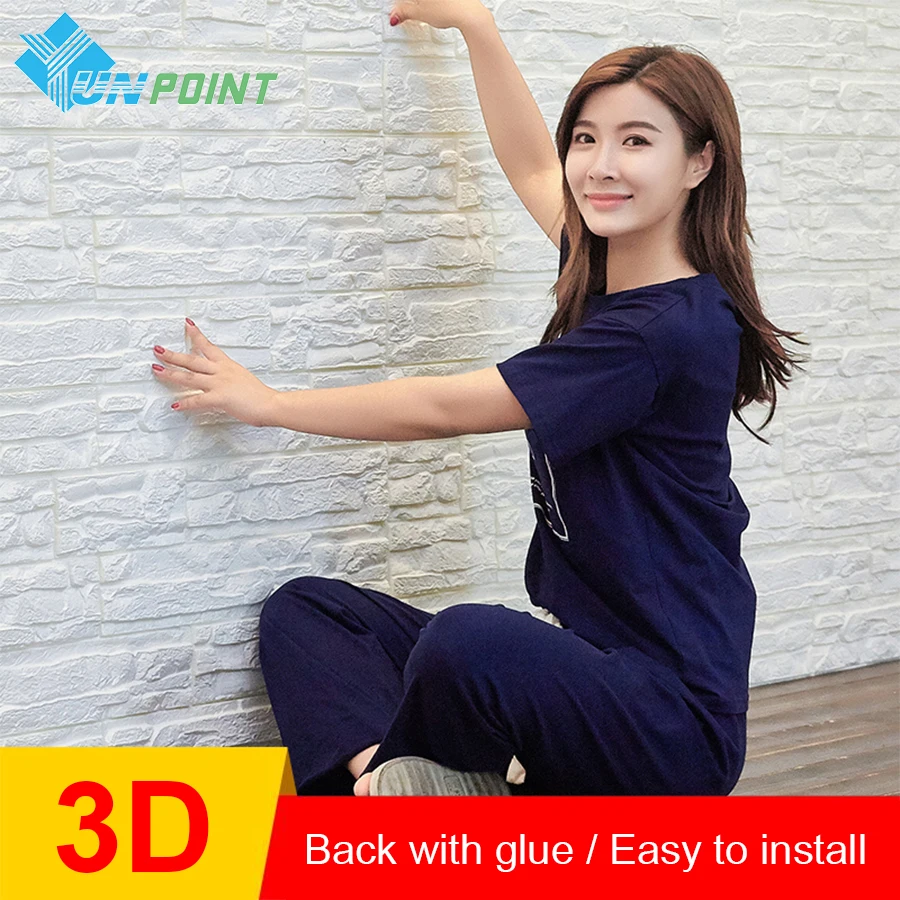 Самоклеящиеся 3D наклейки на стену DIY кирпичная Гостиная ТВ диван фон Настенный декор ПЭ пена водонепроницаемые обои для детской комнаты