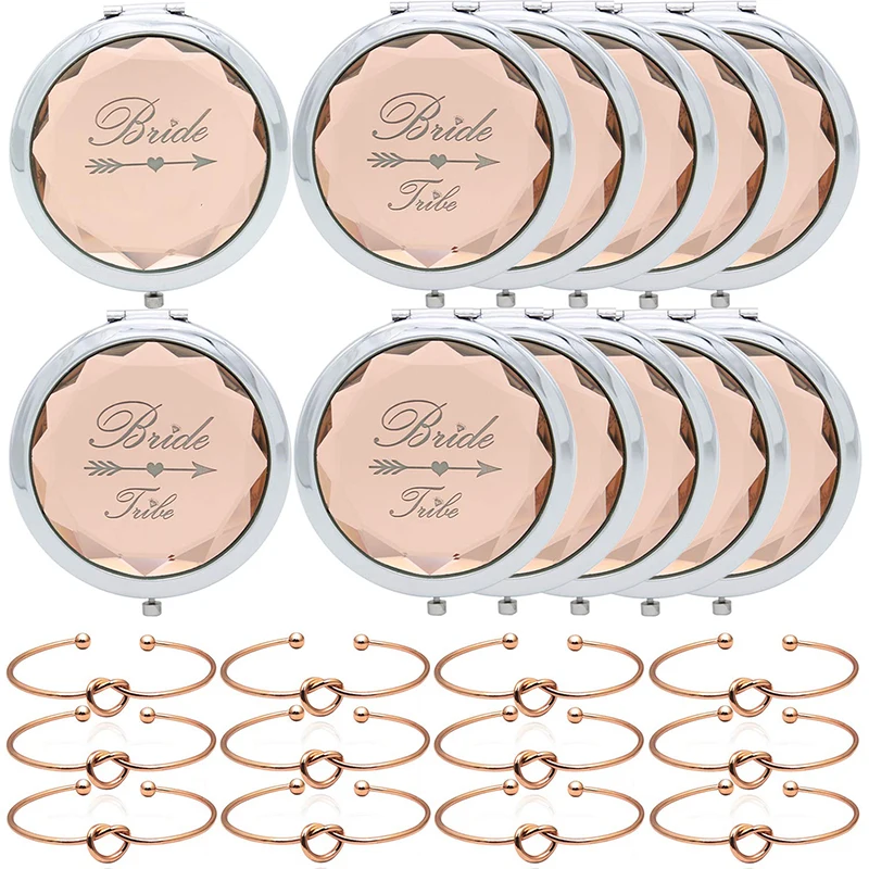 Зеркала для макияжа браслеты с узлом невесты девичника свадьбы помолвки