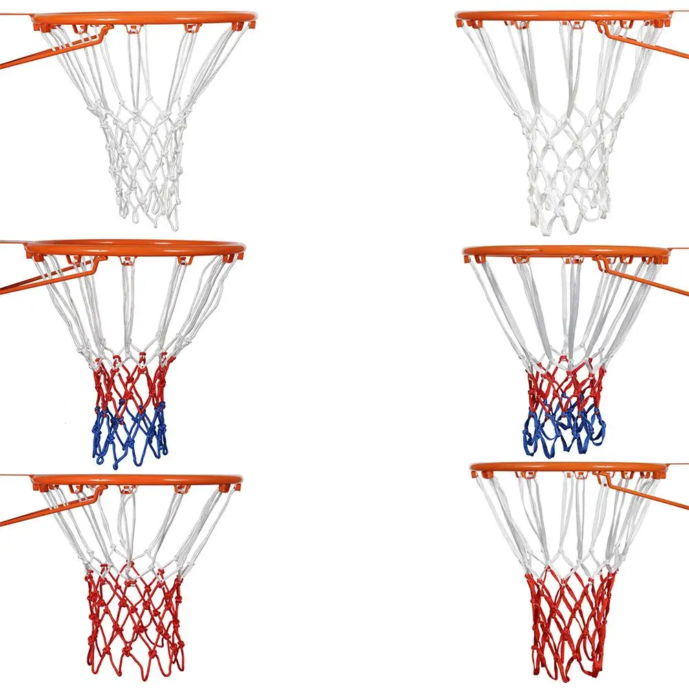 

5mm Basketball Rim Mesh Net Durable Basketball Net Heavy Duty Nylon Net Hoop Goal Rim Mesh Fits standard basketball rims