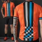 TWIN шесть оранжевый костюм для велоспорта мужские летние Pro Team велосипедные наборы Ropa Ciclismo велосипедистов одежда MTB платье гоночная Футболка костюмы Maillot
