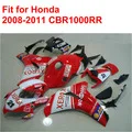 Ико качество полный комплект обтекателя Для HONDA CBR600RR 2009 2010 2011 2012 CBR 600 RR Красный Пламя в черном цвете Обтекатели 09-12 XF27