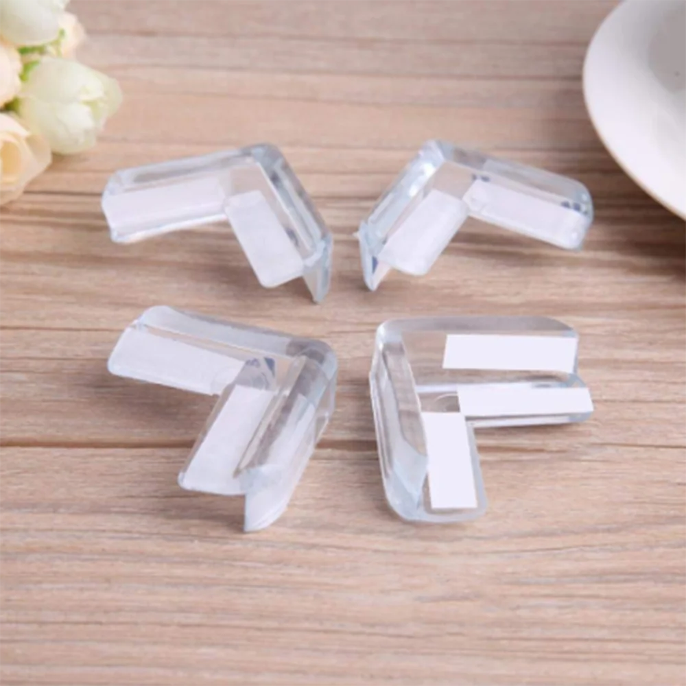 4 шт. защита для углов детей мягкий ПВХ защитный чехол стола защитная крышка