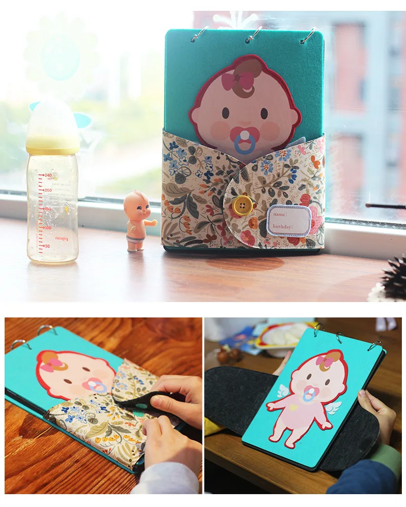 Новые Детские Фотоальбомы детская книга памяти запись воспоминаний и этапов