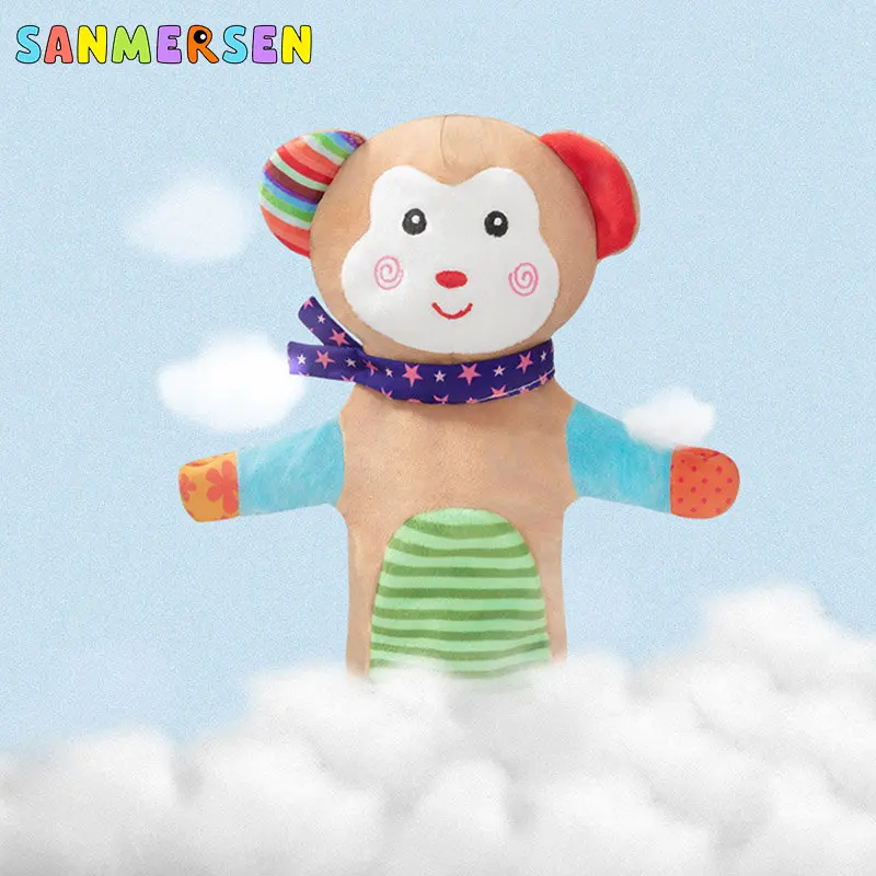 26 см животное плюшевая ручная марионетка куклы перчатки игрушки милый плюшевый