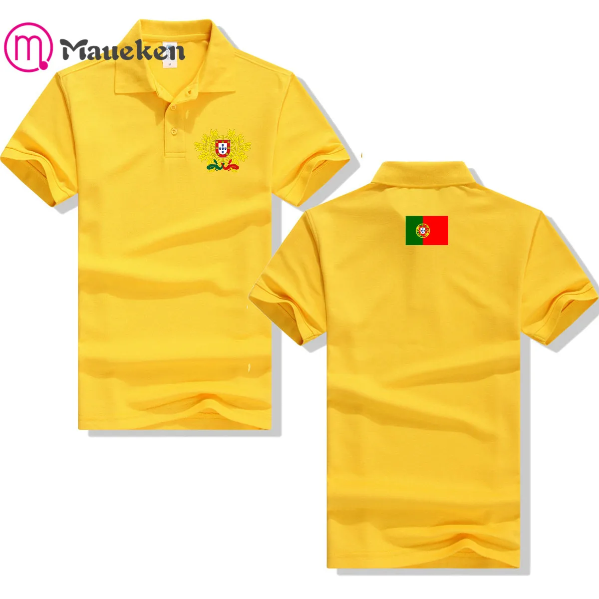 

2021 Portugal Portuguese Polo T-Shirts Men Short Sleeve Printed For Country Cotton Nation Team Flag Portuguesa PT t shirts