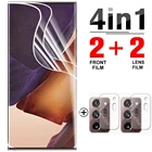 Гидрогелевая пленка 4 в 1 для Samsung Galaxy Note 20 Ultra, Защитная пленка для экрана Samsung Note20 5G, не стекло