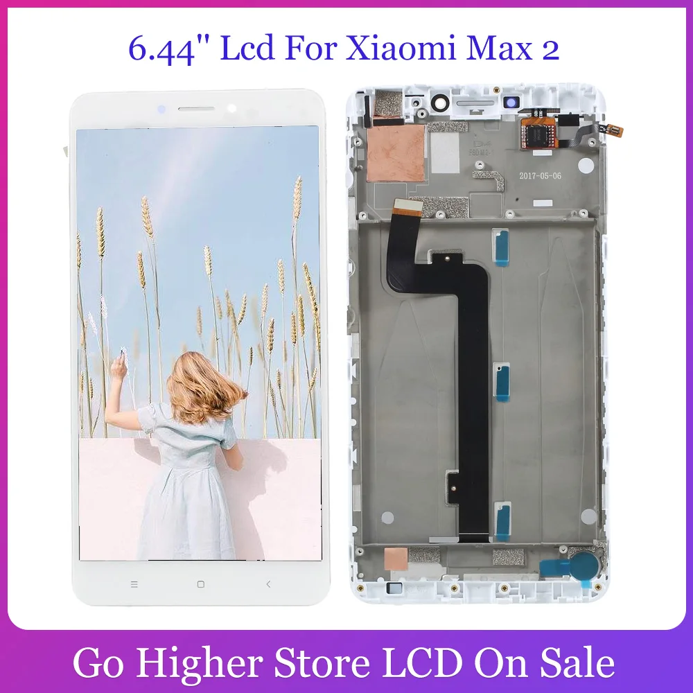 ЖК-дисплей 6 44 ''для Xiaomi Max 2 Mi Max2 дигитайзер сенсорный экран в сборе запасная