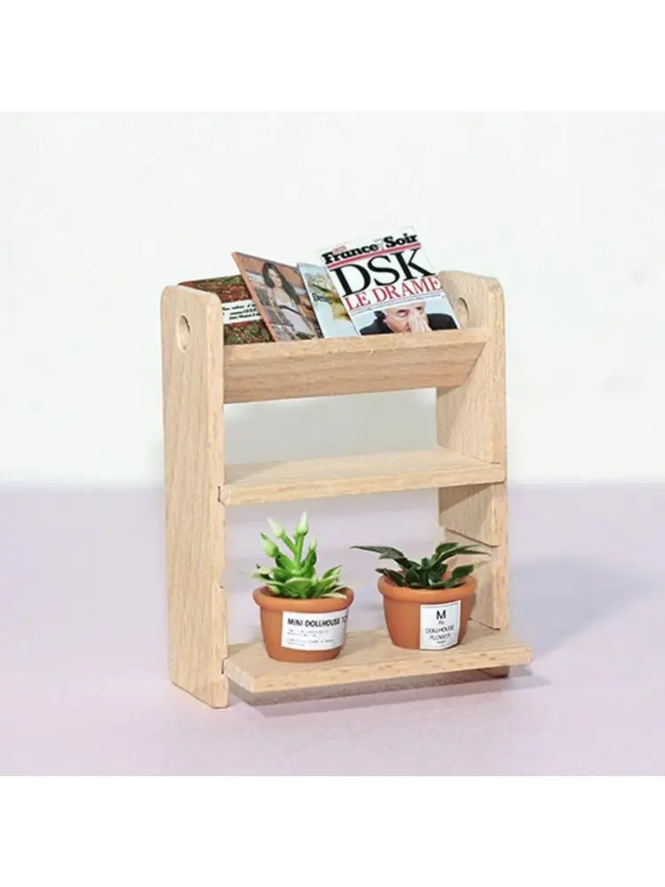 1/12 миниатюрная мебель для кукольного домика книжная полка стеллаж хранения