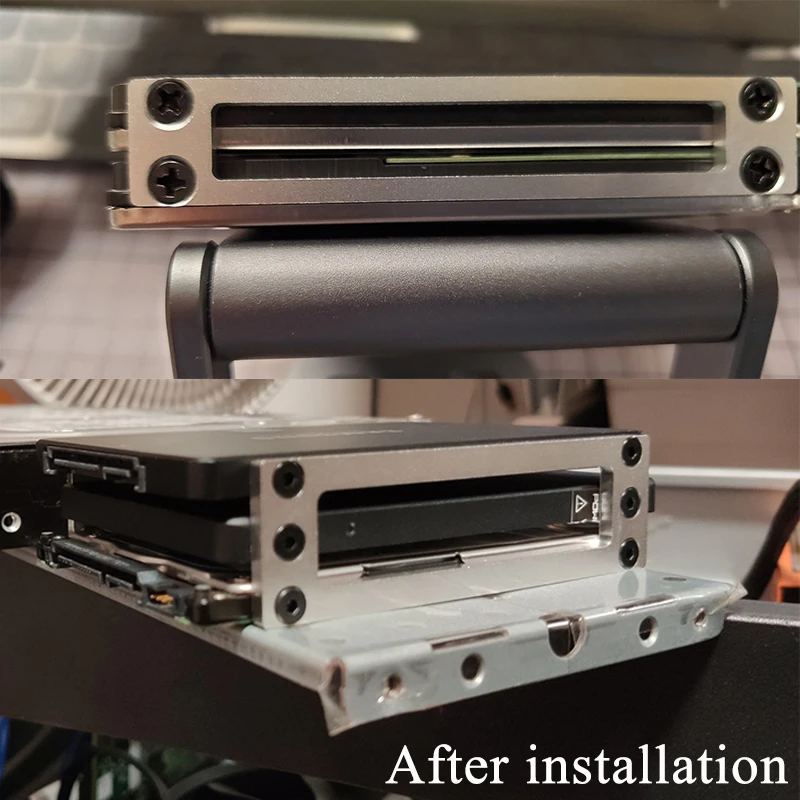 DIY2.5 дюймов твердотельный жесткий диск SSD HDD Металл материальный кронштейн жесткий диск коробка внешний жесткий диск Поддержка 2/3/4 жестких дисков