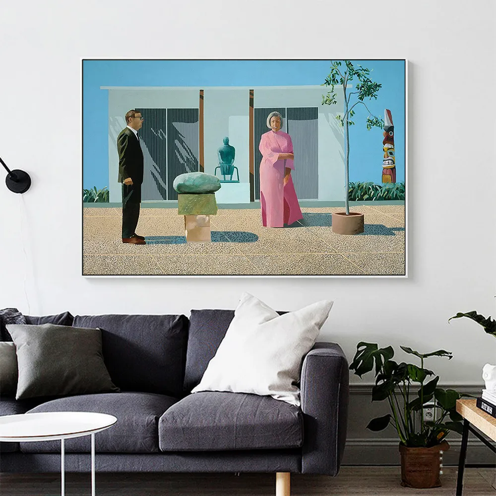 Современная живопись маслом для влюбленных David Hockney родителям Художественная