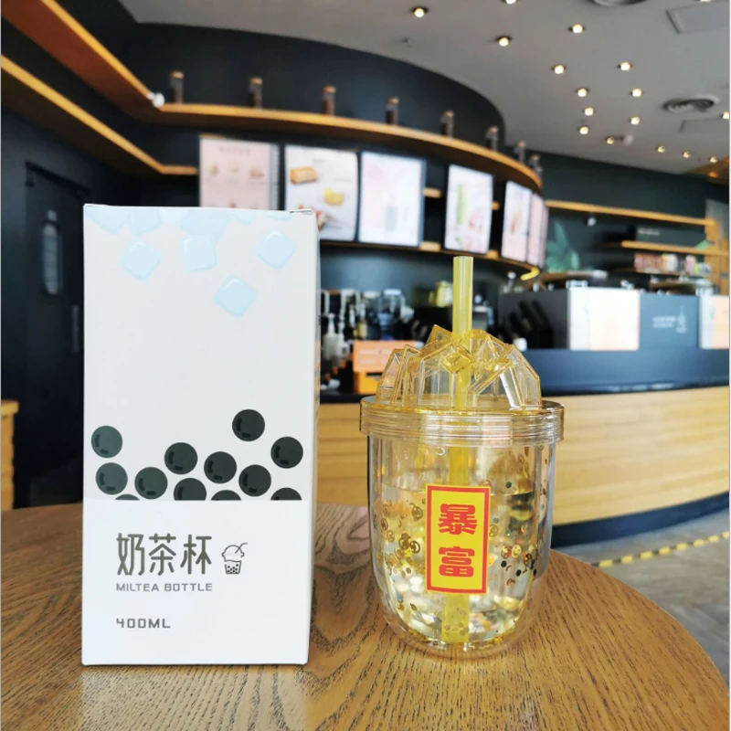 Соломенная чашка для молока и чая пластиковая большой емкости новинка мл простые