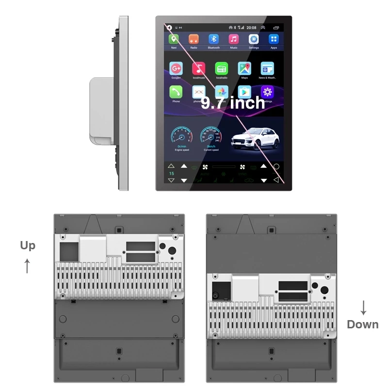 Автомобильный мультимедийный GPS навигатор экран 9 7 дюйма 64 ГБ для Ford Mondeo 2012 2013