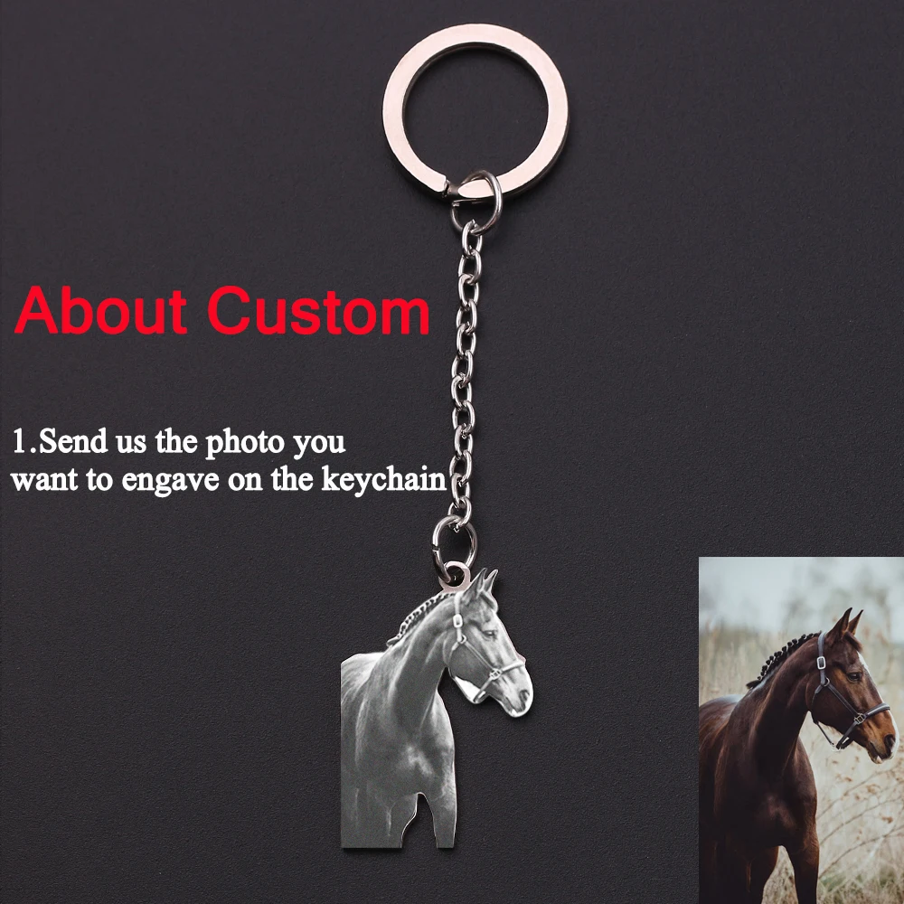 pet keychain Персонализированные фото брелок-календарь на заказ подарок Выгравированная Дата имя нержавеющая сталь брелок Выпускной юбилей день рождения - Цвет: pet keychain