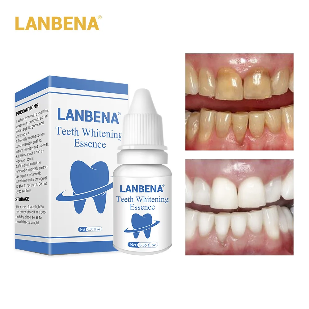LANBENA зубной налет для очищения зубов отбеливающий порошок черных желтые зубы