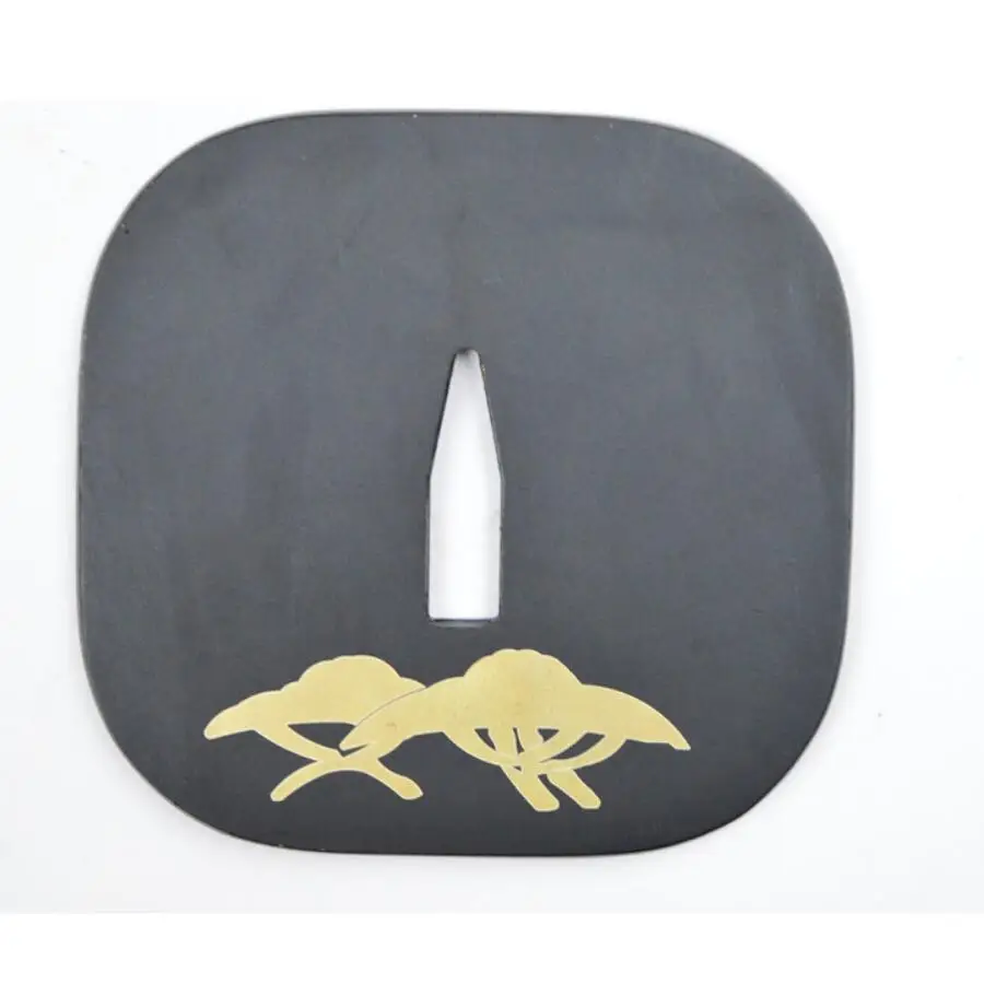 Очень Прочная Железная сталь Tsuba Guard для японской самурайский меч катана Wakizashi нож