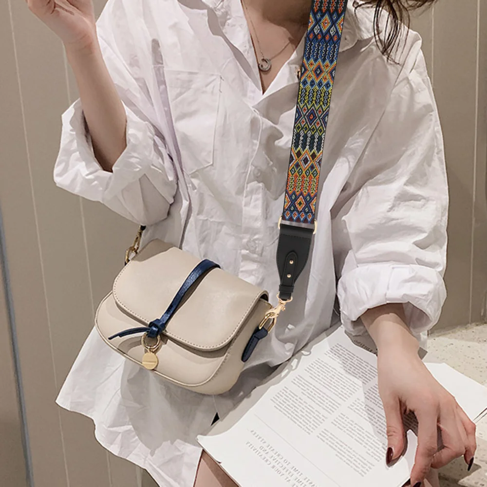 

1Pc Unique Durable Guitar Belt Multifunction Bag Guitar Shoulder Belt Black