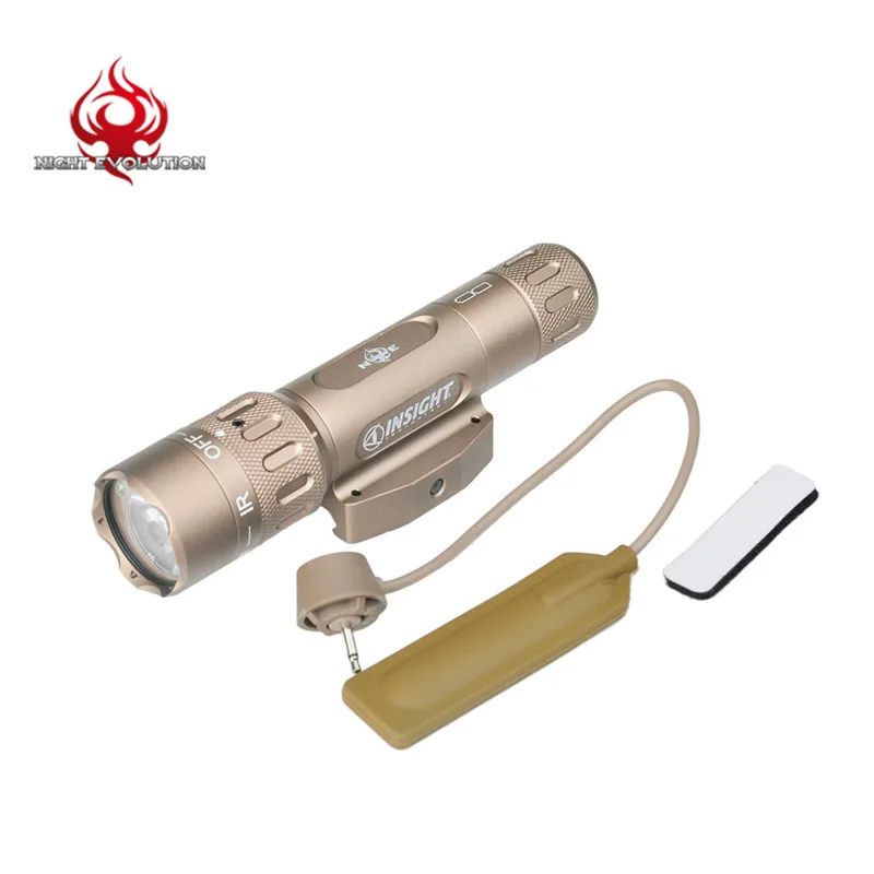 Коричневый Night Evolution WMX200 оружие Тактический фонарь для ружья стробоскопический режим ИК-фонарик Softair охотничье ружье Linterna фонарик Airsoft Arma NE04014 - Цвет: Коричневый