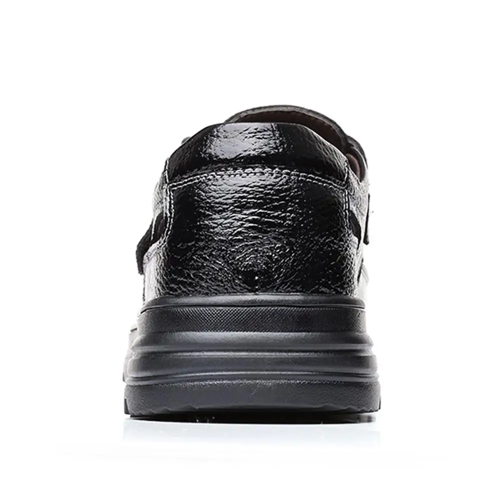 Сандалии хорошие мужские из бычьей кожи прочные дышащие для отца летняя обувь