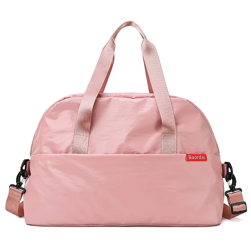 Сумка на плечо женская сухой и влажной черная/розовая|Дорожные сумки| |