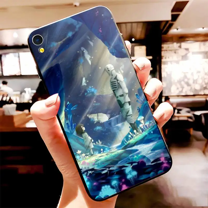 

HPCHCJHM Somali and the forest spirit Soft Silicone Black Phone Case For Vivo Y91c Y17 Y51 Y67 Y55 Y93 Y81S Y19 Y7S Case