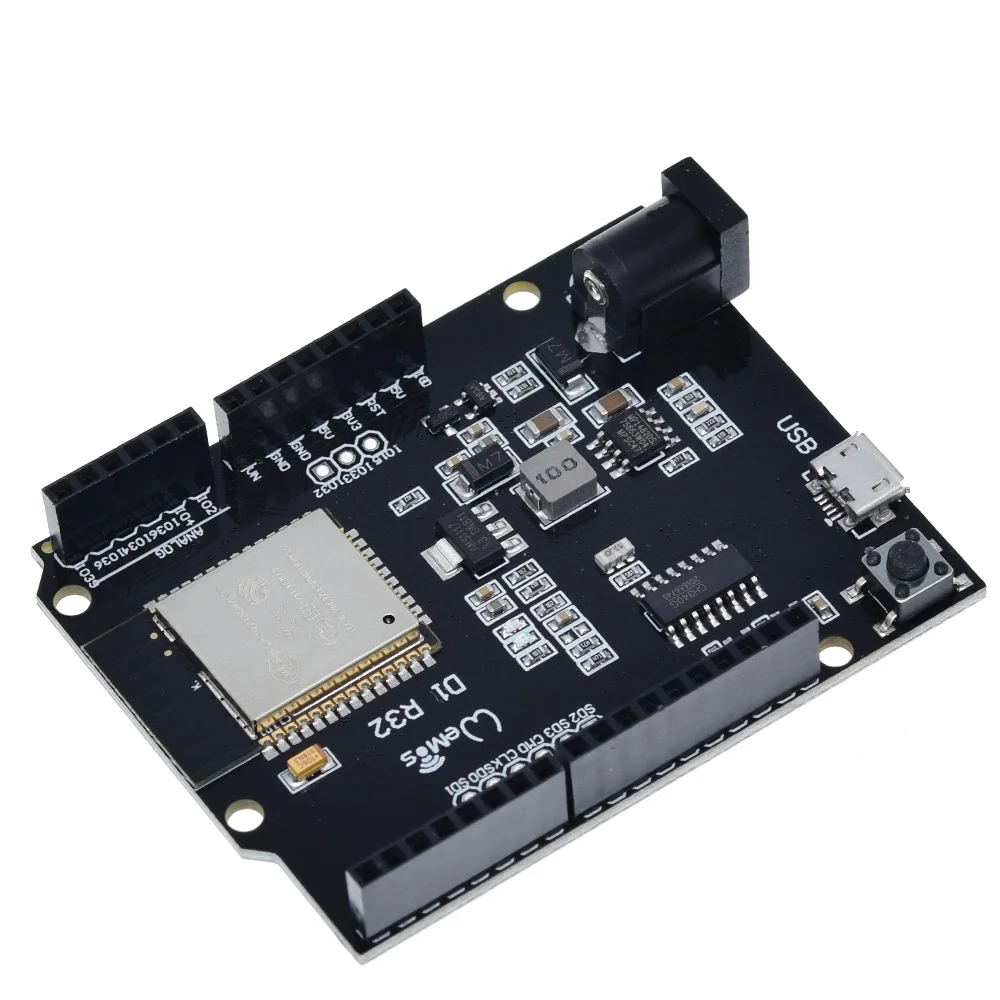 TZT для Wemos D1 ESP32 ESP-32 WiFi Bluetooth 4MB Flash UNO D1 R32 плата модуль CH340 CH340G макетная плата для Arduino