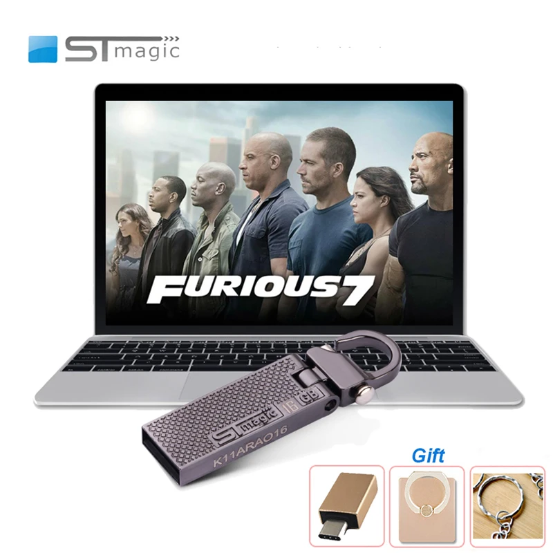 

Металлический Usb флеш-накопитель 16 Гб/32 ГБ/64 ГБ Stmagic, флешка K11, Арт, U-диск для ПК, ноутбука, ТВ-приставки, удобная и портативная карта памяти