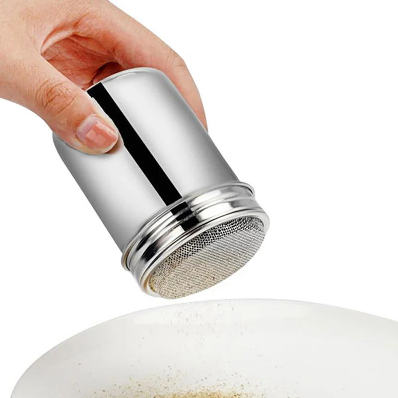 Многофункциональный шейкер для муки из нержавеющей стали сетчатый пудры