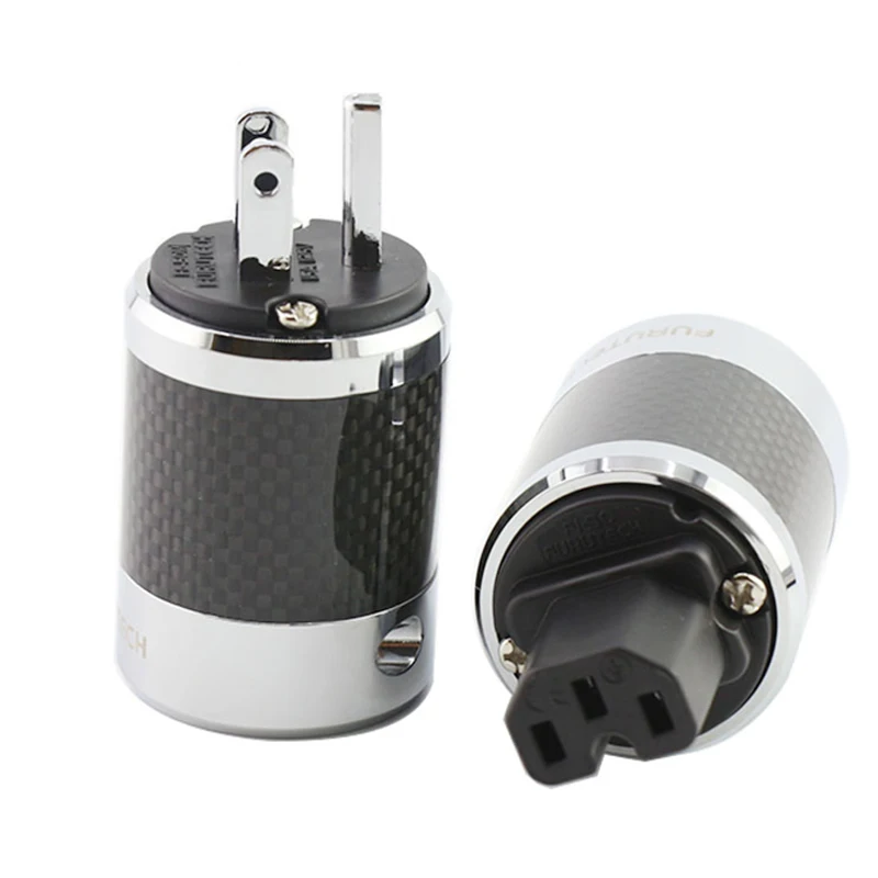 HiFi Schuko Plug Furutech FI-E50 NCF (R) FI-50 Power Connector Adapter Rhodium high end box 15A 125V | Электроника