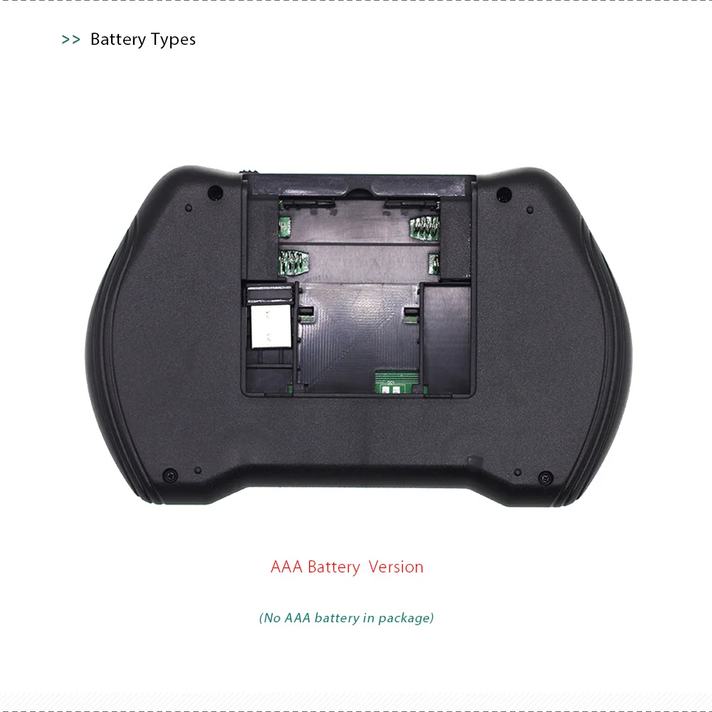Арабская клавиатура с подсветкой 2 4 ГГц Беспроводная мини Air Mouse тачпадом для Android