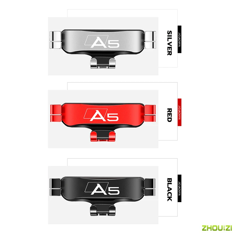

Car Mobile Phone Holder Air Vent Mounts Stand GPS Gravity Navigation Bracket For Audi A5 B8 8KH 2011-2016 Car Accessories