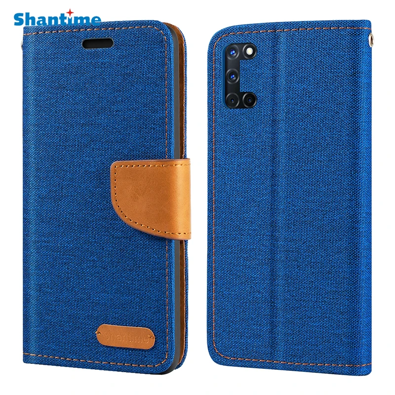 

Oxford Leather Wallet Case For OPPO A52 With Soft TPU Back Cover Magnet Flip Case For OPPO A72 OPPO A92