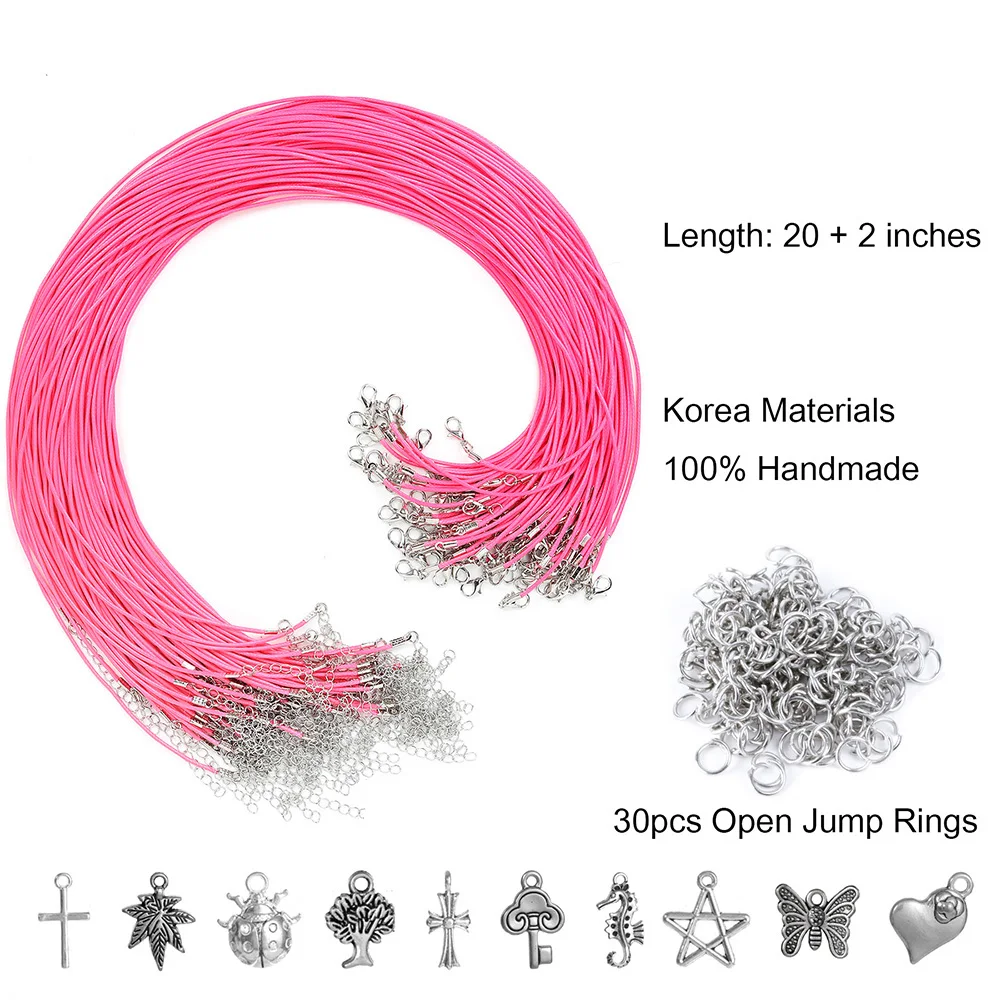 

Wax rope necklace rope jewelry pendant accessories necklace rope DIY accessories finished jewelry