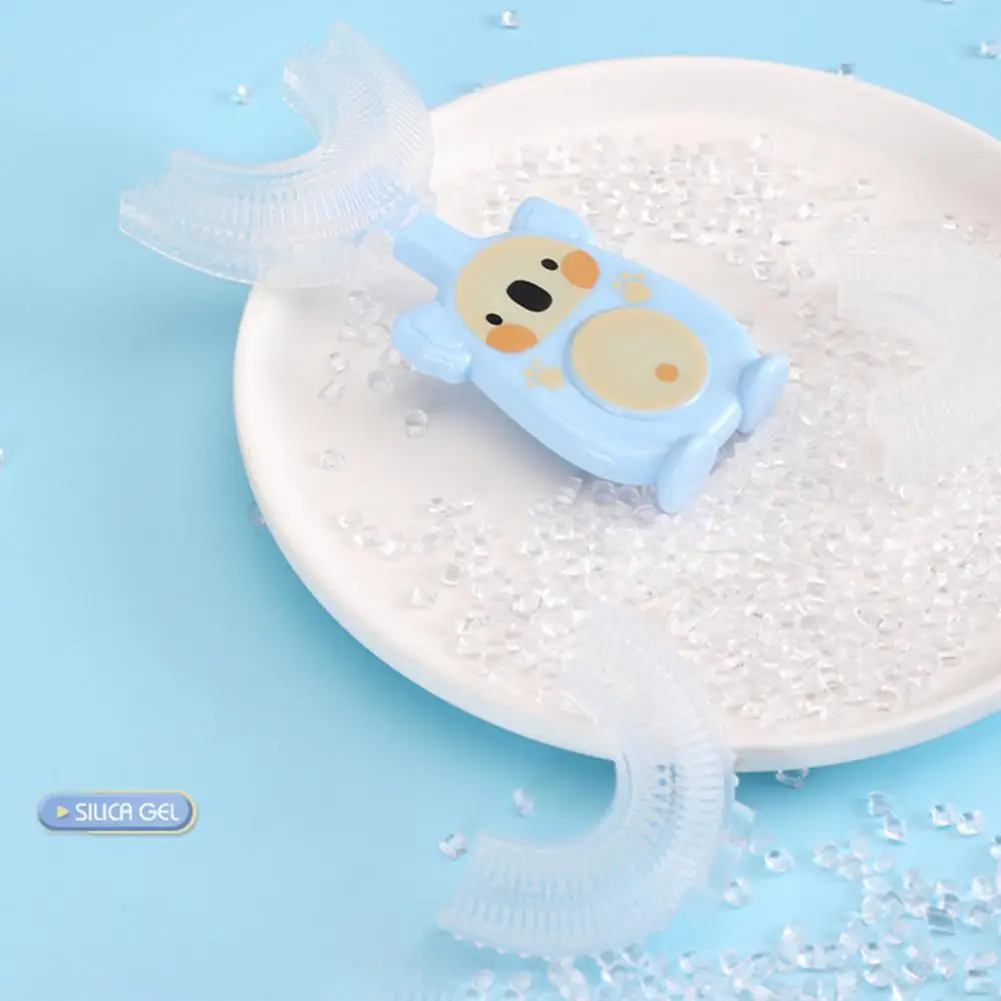 Cepillo de dientes para ni&ntilde;os, cepillo de dientes con dise&ntilde;o ergon&oacute;mico, mango de PP, limpieza Manual de la boca, ahorro de trabajo-4