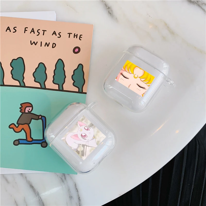 Симпатичный силиконовый чехол Kawaii в японском стиле аниме для Apple airpods s 1 2