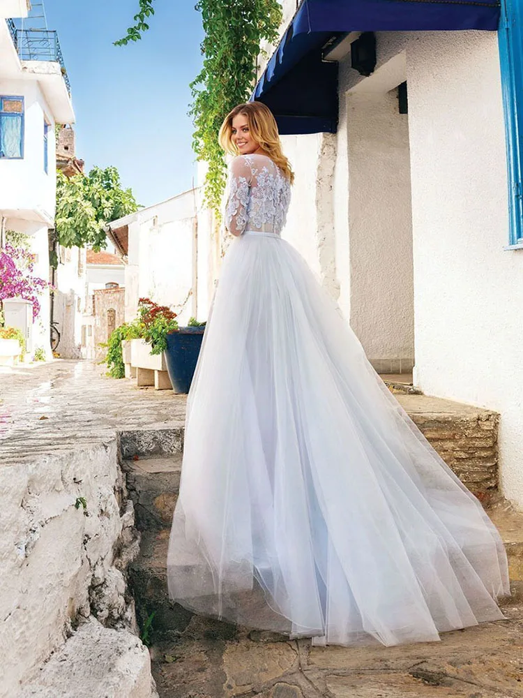 

BAZIIINGAAA Simple Wedding Dress Lace Little Beading Strapless Dress Luxury Wedding Gowns Bridal Can Be Washed Bride Dresses