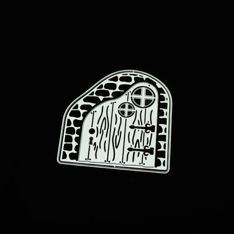 

JC Magic Door Background Metal Cutting Dies for Scrapbooking New Die Cut Card Make Stencil Craft Folder Model Album Decoration