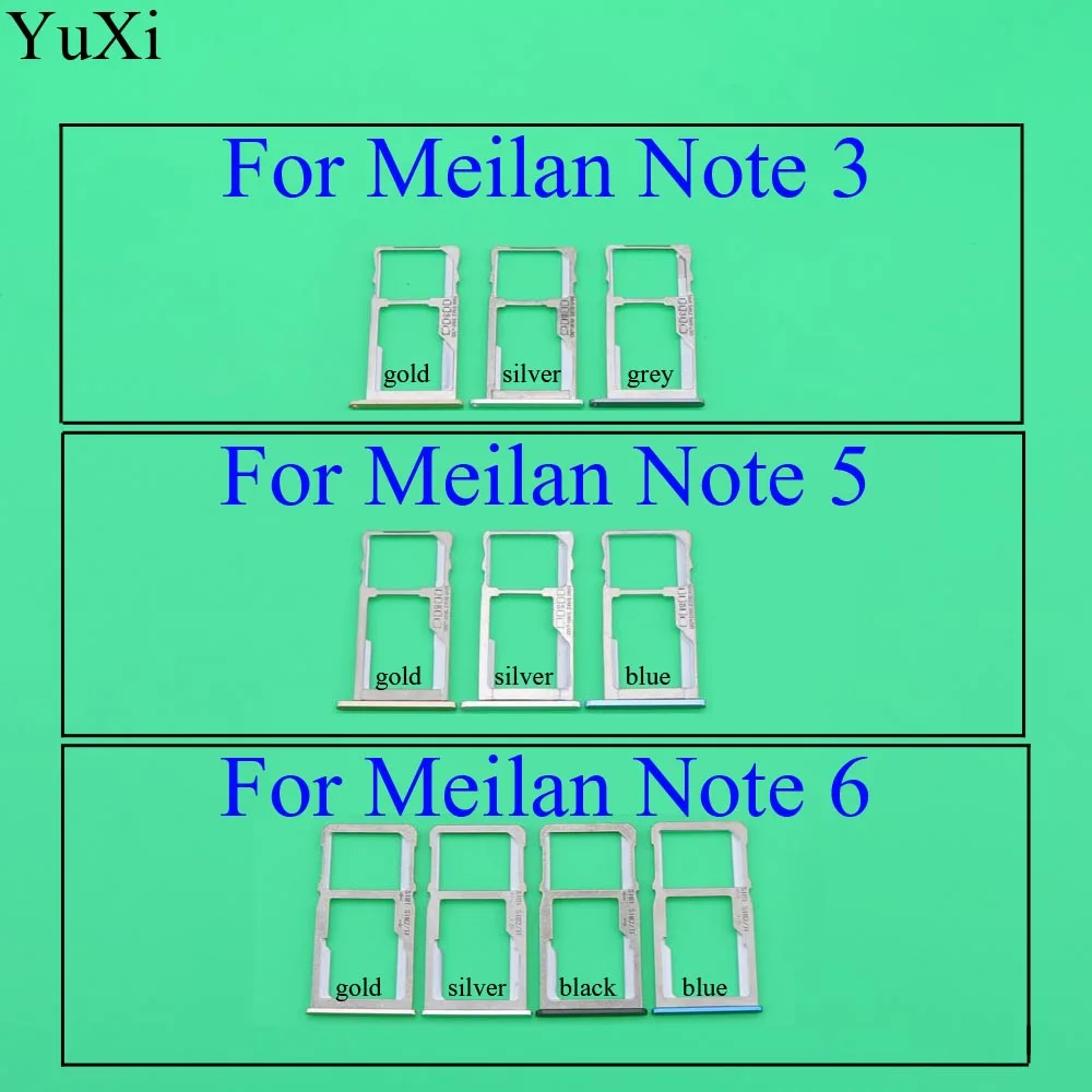 

YuXi лоток со слотом для сим-карты, держатель для карты для Meizu M3 Note 3 Meilan Note3 note5 note 6 мобильный телефон