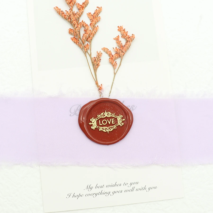 Печать с надписью Love восковая печать винтажная для рукоделия карточки конверты