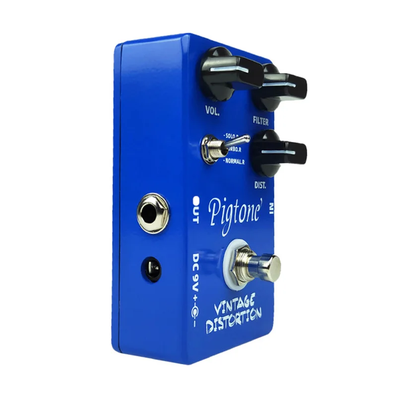 pigtone pp 06 vintage distortion gitarre effekt pedal akustische elektrische gitarre zubehör effekte pedale echte bypass free global shipping