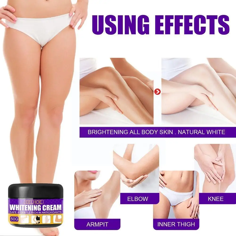 

Body Whitening Cream Brightening Lightening Moisturizing Legs Parts Private Cream Cream Whitening Knees 10g Underarm Body S1i1