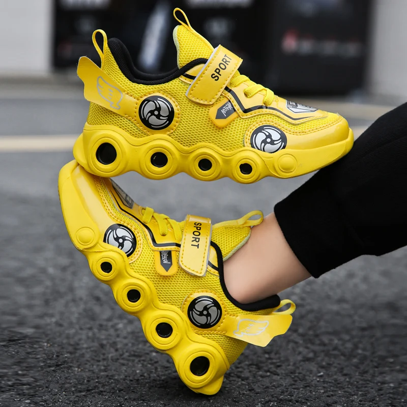 

Children's Sneakers H2-8881HX 2021 Spring New Fashion Candy Color Girls' Casual Shoes Summer Boys' Breathable Kids Running Shoes