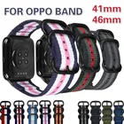 Ремешок нейлоновый для OPPO Watch Band, Аксессуары для смарт-часов, 41 мм 46 мм